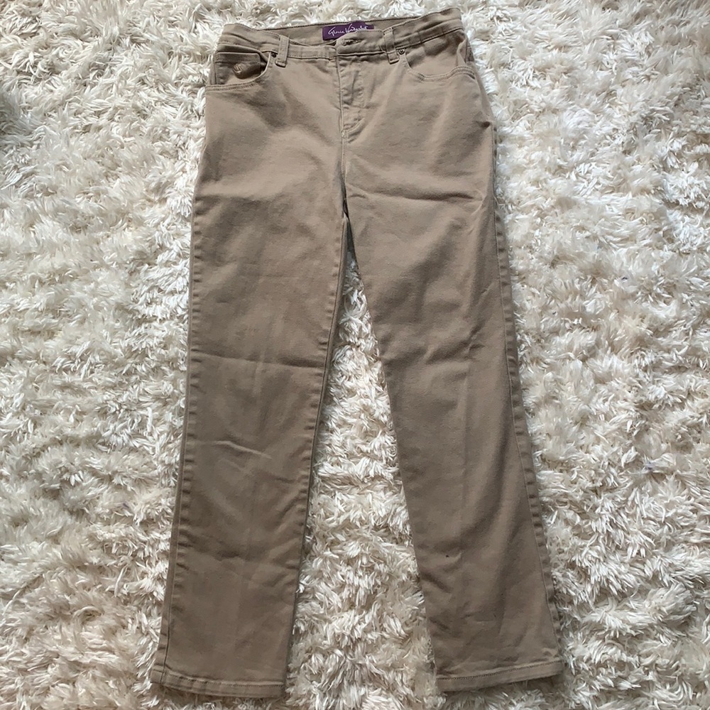 Gloria Vanderbilt Amanda Khaki Jeans